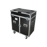 ATA Flight Style Road Case for 2 Large Moving Head Lighting Fixtures with 4x 4 inch Casters