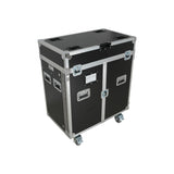 ATA Flight Style Road Case for 2 Large Moving Head Lighting Fixtures with 4x 4 inch Casters