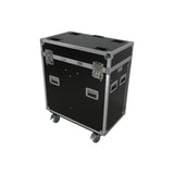 ATA Flight Style Road Case for 2 Large Moving Head Lighting Fixtures with 4x 4 inch Casters