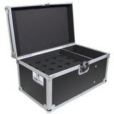 ATA Flight Case for (20) Wireless Wired Microphones with Additional Storage