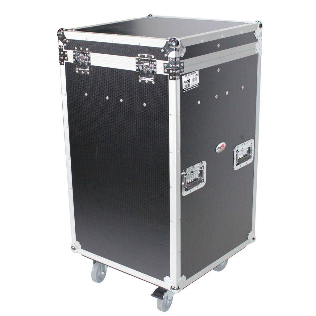 Microphone Stand Case Holds up to 25 Units W-Casters