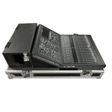 ATA Digital Audio Mixer Flight Case for Midas M32R Console with Doghouse Compartment and Caster Wheels