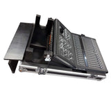 ATA Digital Audio Mixer Flight Case for Midas M32R Console with Doghouse Compartment and Caster Wheels