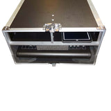 ATA Digital Audio Mixer Flight Case for Midas M32R Console with Doghouse Compartment and Caster Wheels