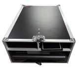 ATA Digital Audio Mixer Flight Case for Midas M32R Console with Doghouse Compartment and Caster Wheels