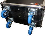 ATA Digital Audio Mixer Flight Case for Midas M32R Console with Doghouse Compartment and Caster Wheels
