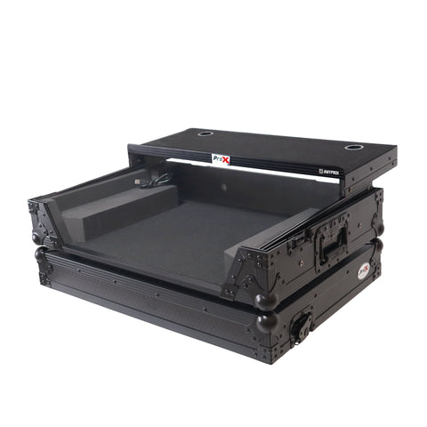 ATA Flight Style Road Case For Mixon 8 Pro with Laptop Shelf and LED Black Finish