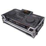 ATA Flight Style Road Case For Pioneer Opus Quad DJ Controller with 1U Rack Space and Wheels
