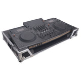ATA Flight Style Road Case For Pioneer Opus Quad DJ Controller with 1U Rack Space and Wheels