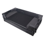ATA Flight Style Road Case For Pioneer Opus Quad DJ Controller with 1U Rack Space and Wheels - Black Finish