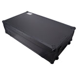 ATA Flight Style Road Case For Pioneer Opus Quad DJ Controller with 1U Rack Space and Wheels - Black Finish
