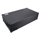 ATA Flight Style Road Case For Pioneer Opus Quad DJ Controller with 1U Rack Space and Wheels - Black Finish
