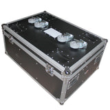 Par Can Universal Utility Case 4" Wheels Will Hold 6 of 12" x12" Large or 12 of 12" x 5.5" Slim LED Par Lights