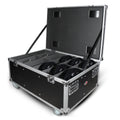 Par Can Universal Utility Case 4" Wheels Will Hold 6 of 12" x12" Large or 12 of 12" x 5.5" Slim LED Par Lights