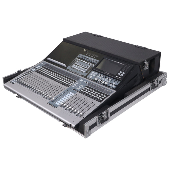 ATA Digital Audio Mixer Flight Case for PreSonus StudioLive 32SX 24 24.4.2 AI Console with Doghouse and Caster wheels