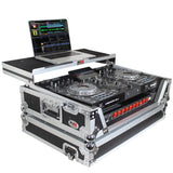 ATA Flight Case For Denon PRIME 2 DJ Controller with Laptop Shelf