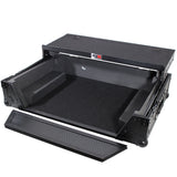 ATA Flight Case For Denon PRIME 2 DJ Controller with Laptop Shelf 1U Rack Space - Black