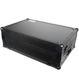 ATA Flight Case For Denon PRIME 2 DJ Controller with Laptop Shelf 1U Rack Space - Black