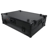 ATA Flight Case For Denon PRIME 4 MK2 DJ Controller with Laptop Shelf 1U Rack Space and Wheels - Black