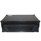 ATA Flight Case For Denon PRIME 4 DJ Controller with 2U Rack Space and Wheels - Black