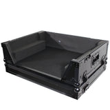 ATA Flight Case For Denon PRIME 4 DJ Controller with 2U Rack Space and Wheels - Black