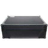 ATA Flight Case For Denon PRIME 4 DJ Controller with 2U Rack Space and Wheels - Black