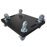Set of 2 Caster Boards with 4" Industrial Grade Caster Wheels for Cases Truss Block Speakers Heavy Equipment