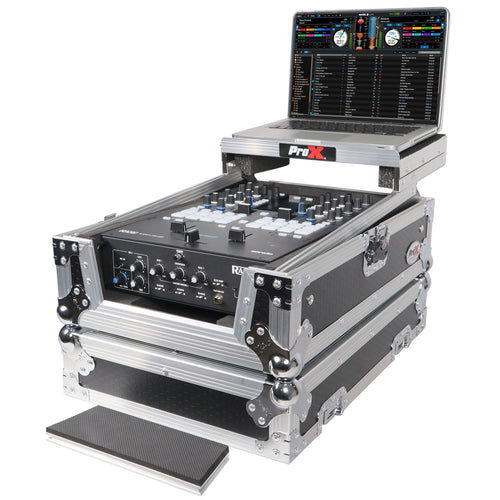 11" DJ Mixer Road Case W/Laptop Shelf for Rane Seventy-Two 72 and Rane Seventy