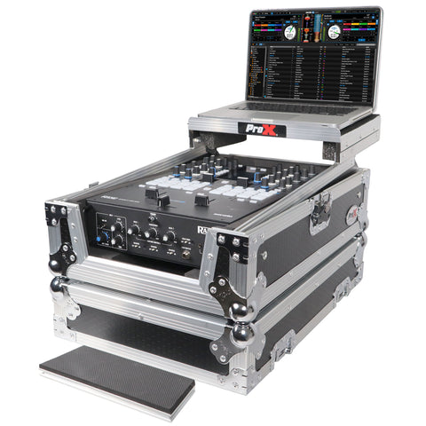 11" DJ Mixer Road Case W/Laptop Shelf for Rane Seventy-Two 72 and Rane Seventy