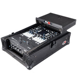 11" DJ Mixer Road Case W/Laptop Shelf for Rane Seventy-Two 72 and Rane Seventy (Black on Black)