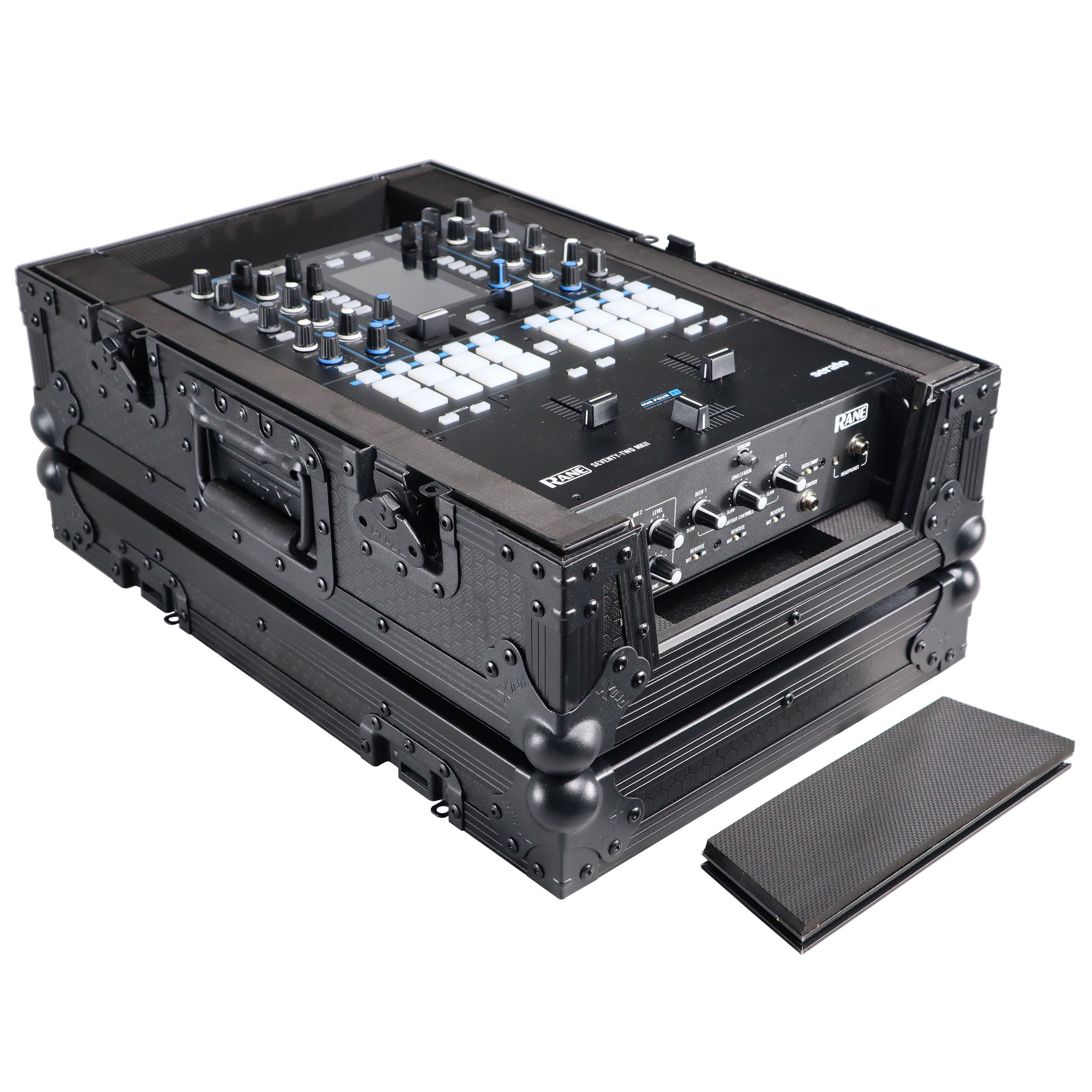 Flight Case for Rane Seventy-Two 72 and Rane Seventy DJ Mixer | Black on Black