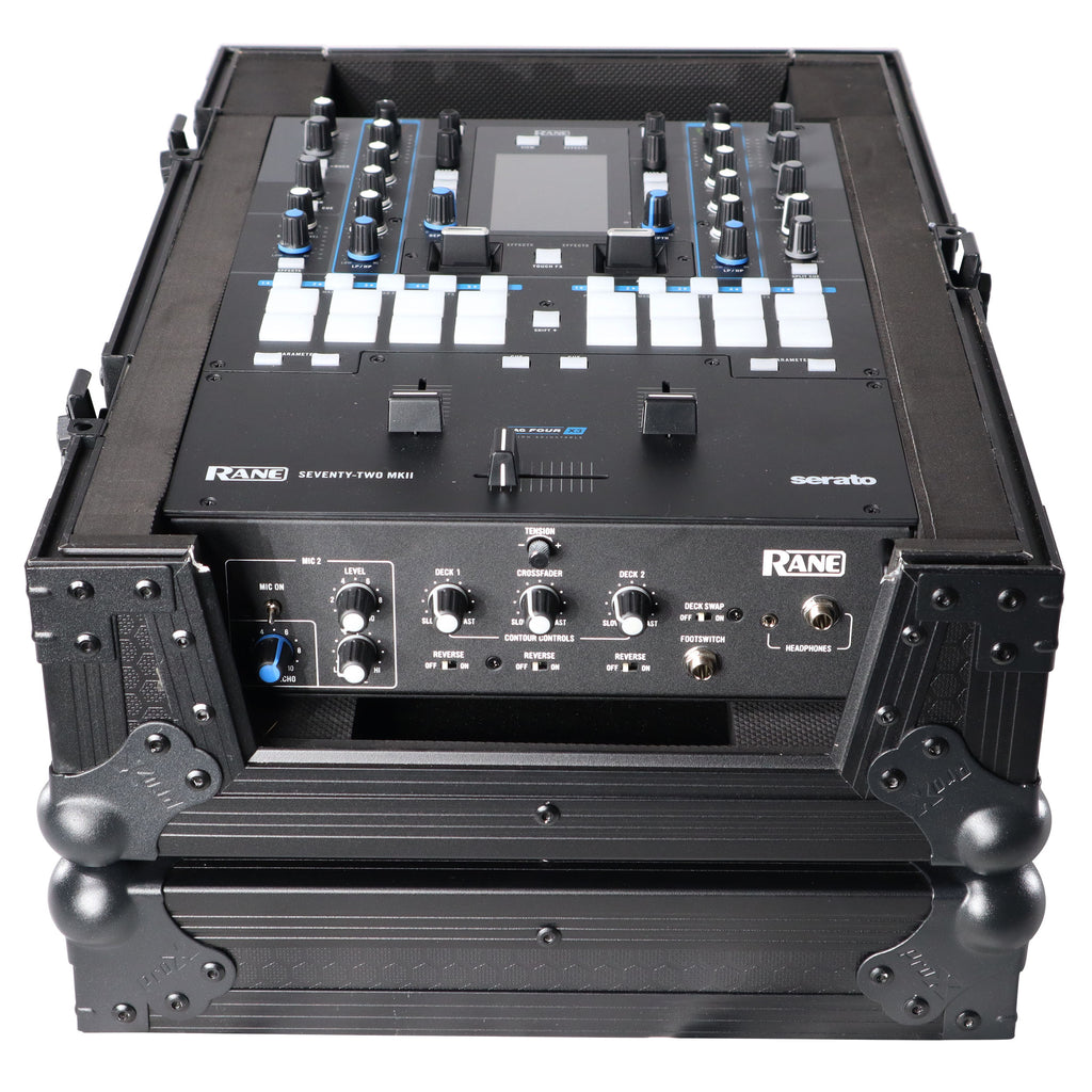 Flight Case for Rane Seventy-Two 72 and Rane Seventy DJ Mixer | Black on Black