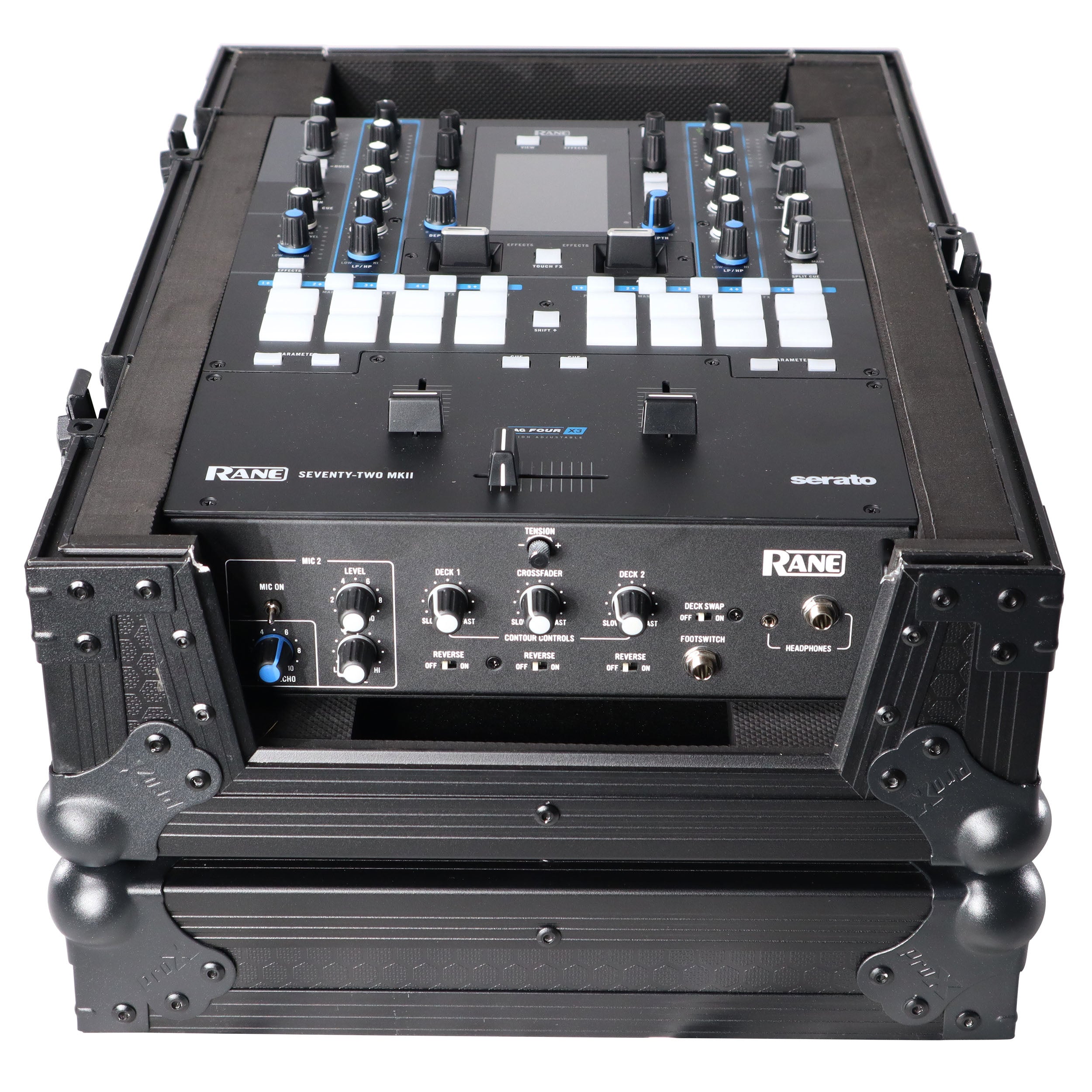 Flight Case for Rane Seventy-Two 72 and Rane Seventy DJ Mixer | Black on Black