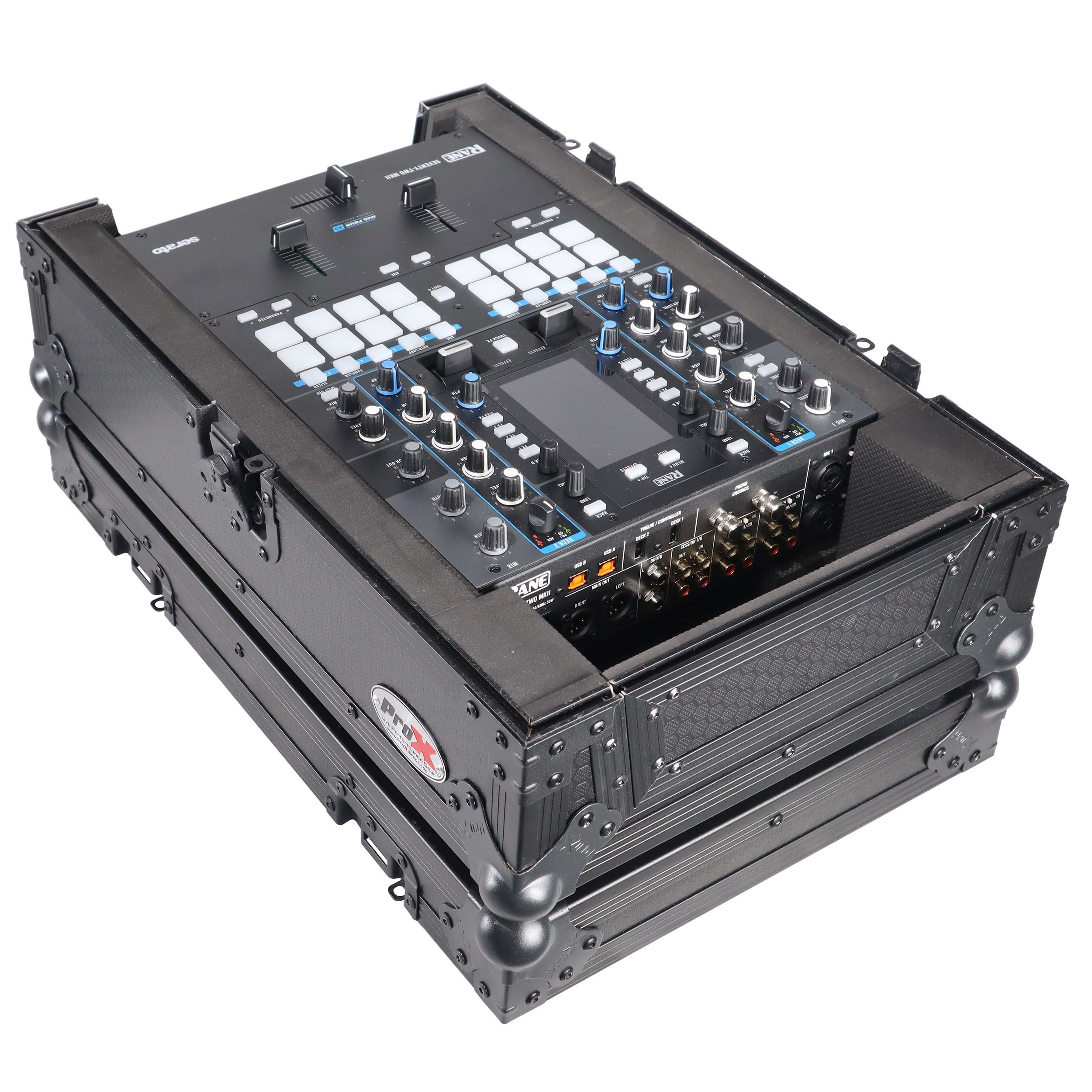 Flight Case for Rane Seventy-Two 72 and Rane Seventy DJ Mixer | Black on Black