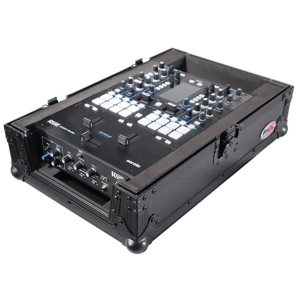 Flight Case for Rane Seventy-Two 72 and Rane Seventy DJ Mixer | Black on Black