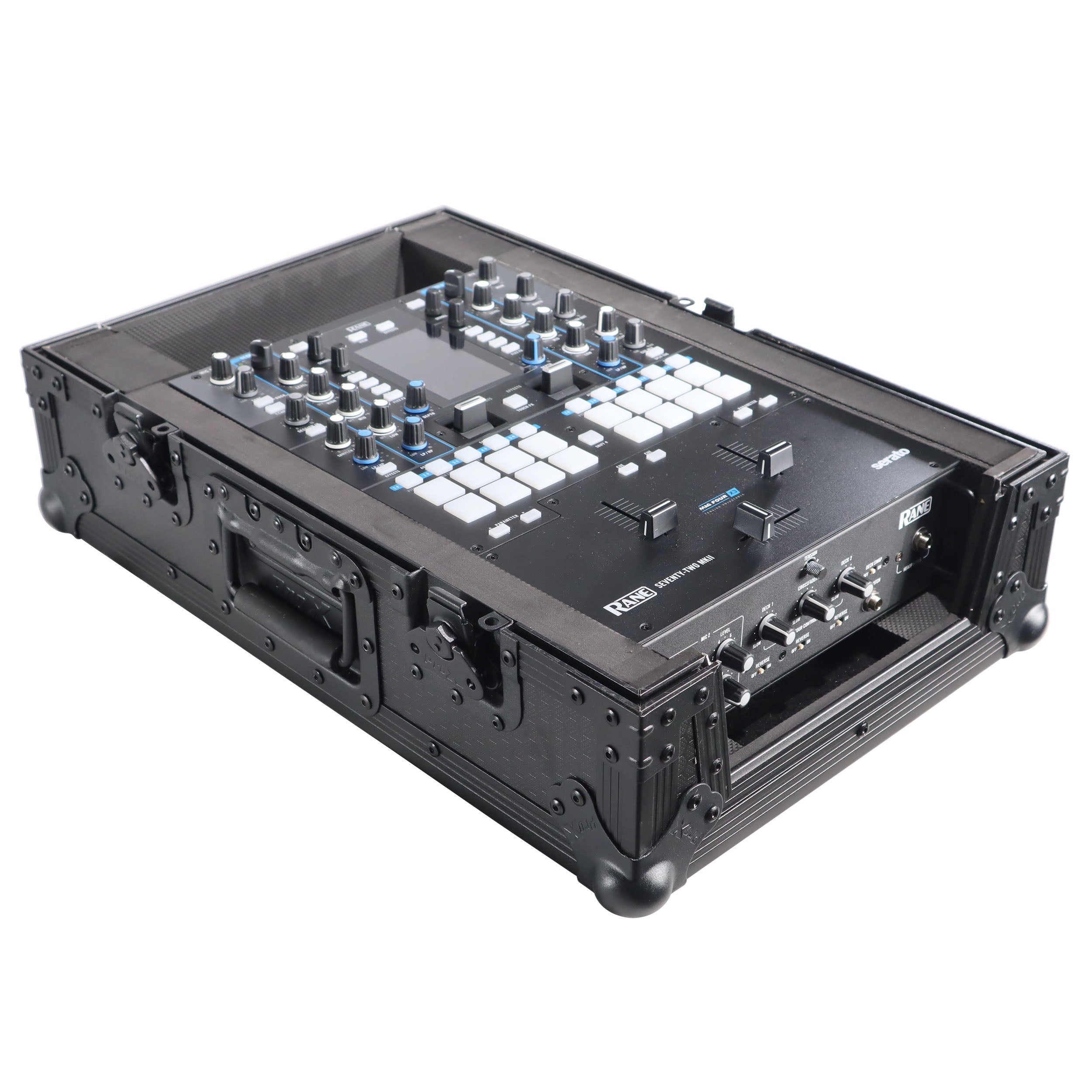 Flight Case for Rane Seventy-Two 72 and Rane Seventy DJ Mixer | Black on Black