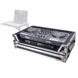 ATA Flight Style Road Case For RANE Four or RANE Performer DJ Controller with 1U Rack Space and Wheels