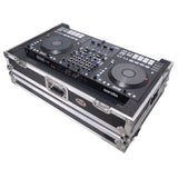 ATA Flight Style Road Case For RANE Four or RANE Performer DJ Controller with 1U Rack Space and Wheels