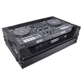 ATA Flight Style Road Case For RANE Four or RANE Performer DJ Controller with 1U Rack Space and Wheels - Black Finish