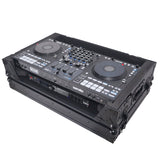 ATA Flight Style Road Case For RANE Four or RANE Performer DJ Controller with 1U Rack Space and Wheels - Black Finish