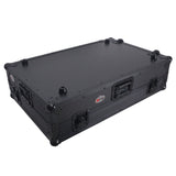 ATA Flight Style Road Case For RANE Four or RANE Performer DJ Controller with 1U Rack Space and Wheels - Black Finish