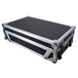 ATA Flight Style Road Case For RANE Four or RANE Performer DJ Controller with Laptop Shelf 1U Rack Space and Wheels