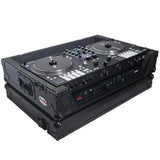 Flight Case For RANE ONE DJ Controller with 1U Rack and Wheels - Black Finish