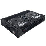 Flight Case For RANE ONE DJ Controller with 1U Rack and Wheels - Black Finish