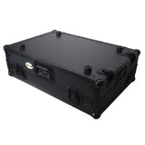 Flight Case For RANE ONE DJ Controller with 1U Rack and Wheels - Black Finish