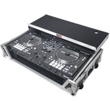 Flight Case For RANE ONE DJ Controller with Sliding Laptop Shelf, 1U Rack, and Wheels