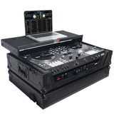 Flight Case For RANE ONE Dj Controller W-Sliding Laptop Shelf & Wheels| Black on Black