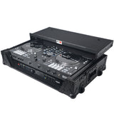 Flight Case For RANE ONE Dj Controller W-Sliding Laptop Shelf & Wheels| Black on Black