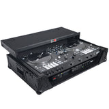 Flight Case For RANE ONE Dj Controller W-Sliding Laptop Shelf & Wheels| Black on Black