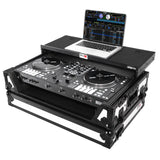 ATA Style Road Case For Rane ONE DJ Controller Limited Edition White Black w/ Sliding Laptop Shelf and Wheels